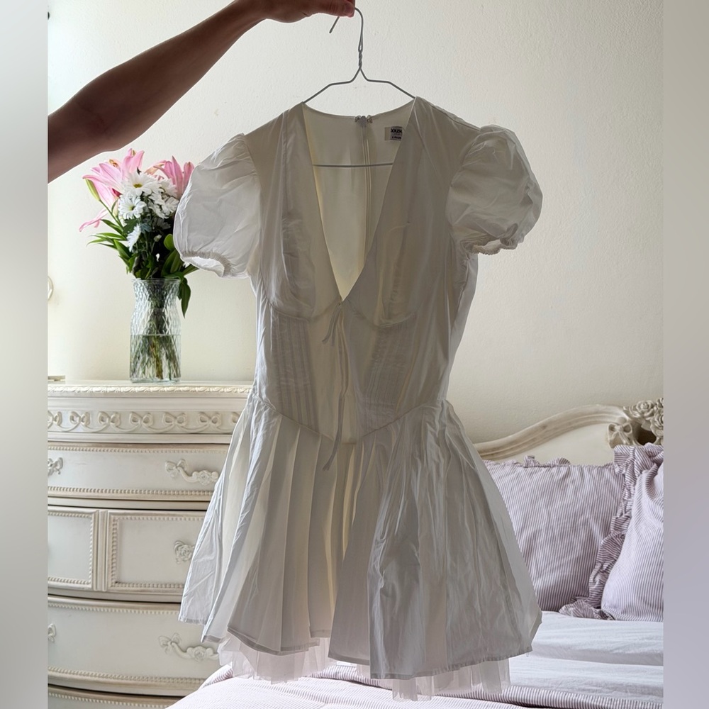 House of CB Dress with Puff Sleeves